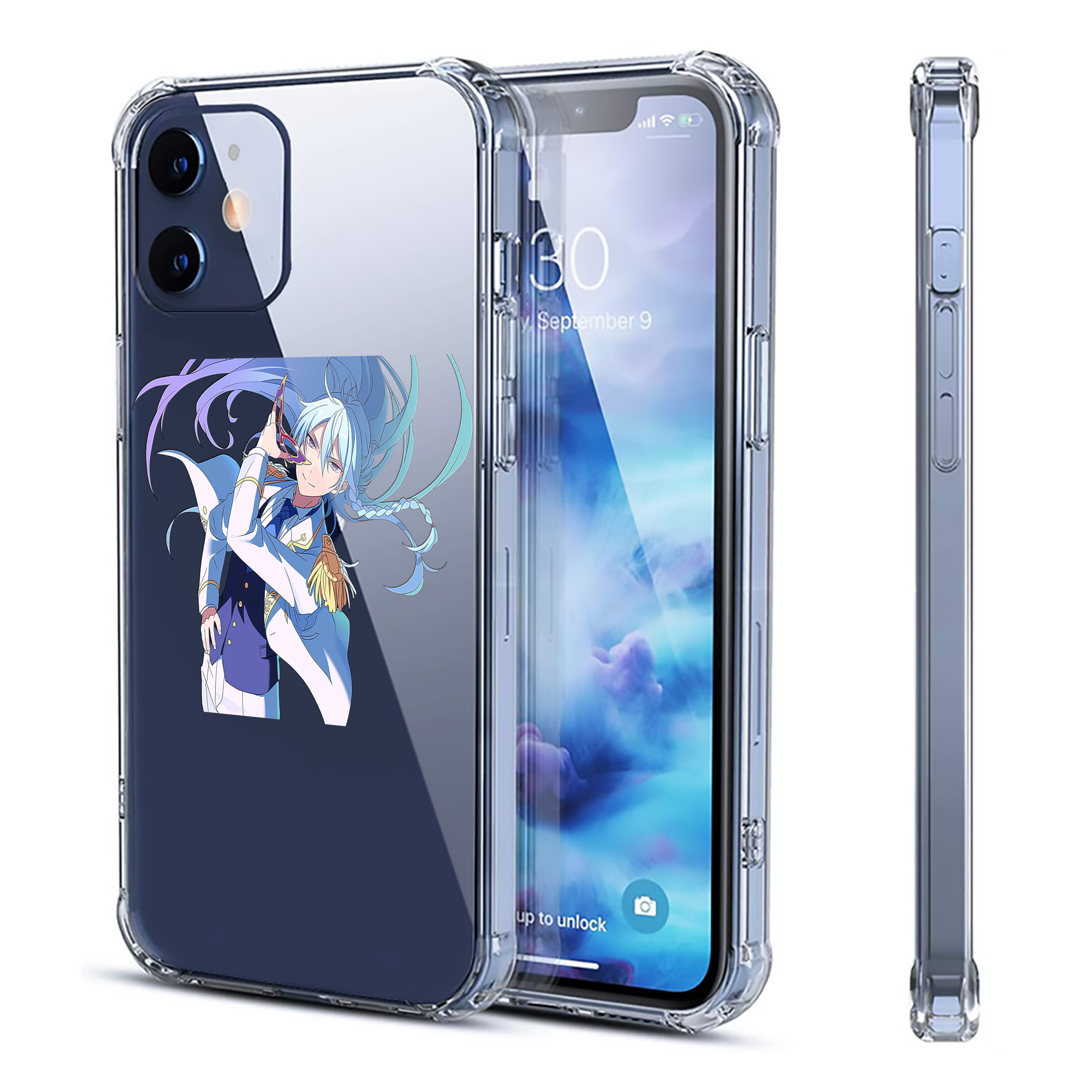 （画像用） あんさんぶるスターズ! Ensemble Stars 【iPhone 12シリーズ対応】透明スマホケース（クリアソフトケース）